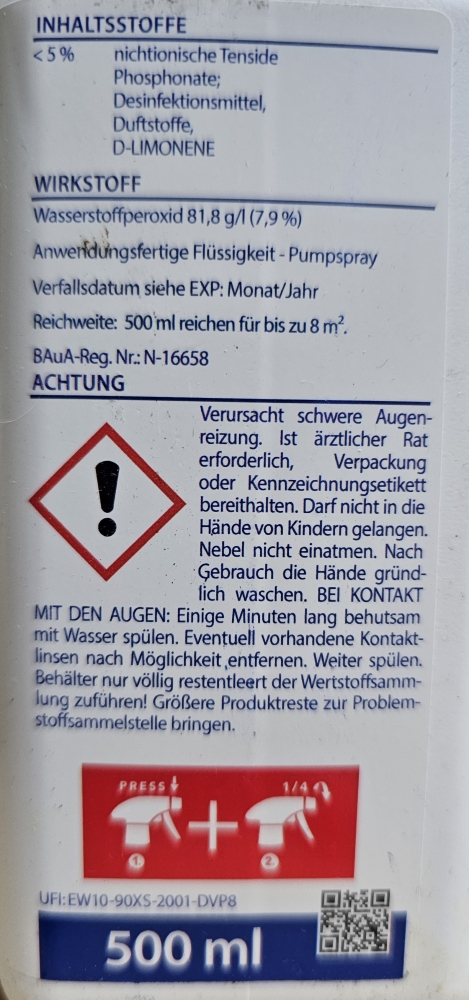 MELLERUD Schimmelentferner chlorfrei, 500 ml dauerhaft günstig online  kaufen