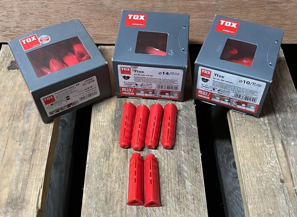 Bild 1 von TOX Porenbetondübel YTOX (Maße wählbar)  / (Ø x Länge) 20 Stück - 12 x 60 mm