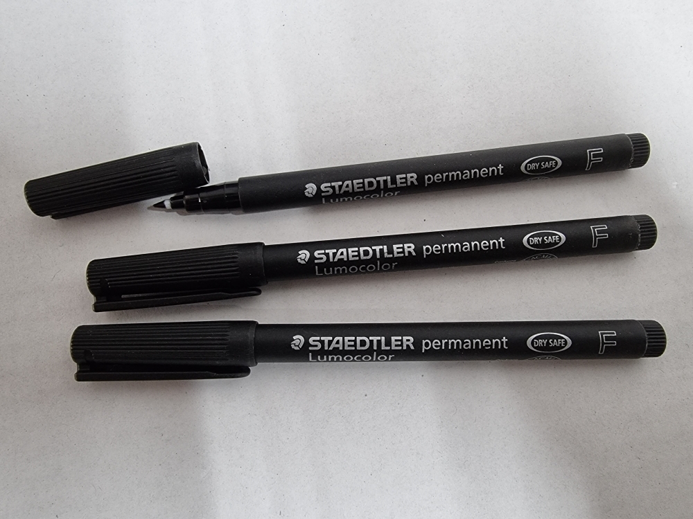Bild 1 von STAEDTLER Permanentmarker schwarz (dünne Spitze 0,6mm)  / (Art) 10 Stück