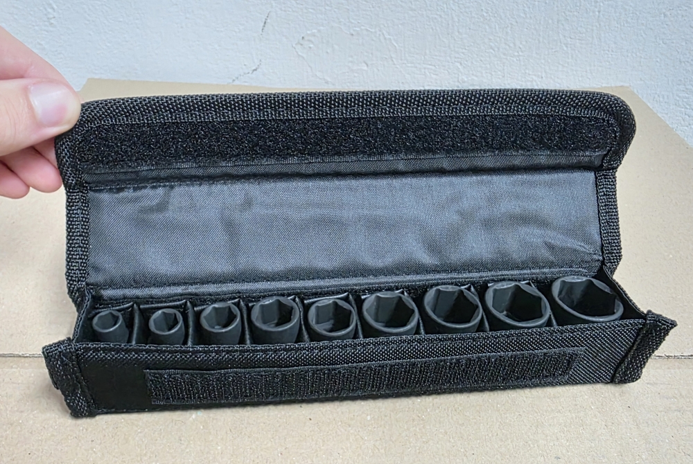 Bild 1 von BOSCH Kraft-Steckschlüsseleinsätze Satz (9-teilig, 3/8" KURZ, 7-19mm x 30mm)