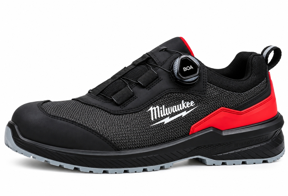 Bild 1 von MILWAUKEE FLEXTRED S1PS Sicherheits-Halbschuh BOA (Gr. 47) Schwarz (ESD, FO, SR) 4932498091