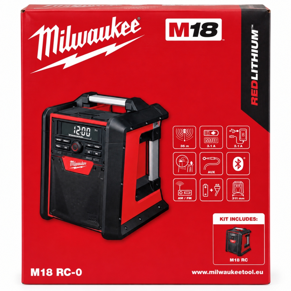 Bild 1 von MILWAUKEE Akku- / Netz- Radio 'M18 RC-0' mit Ladefunktion (ohne Akku)