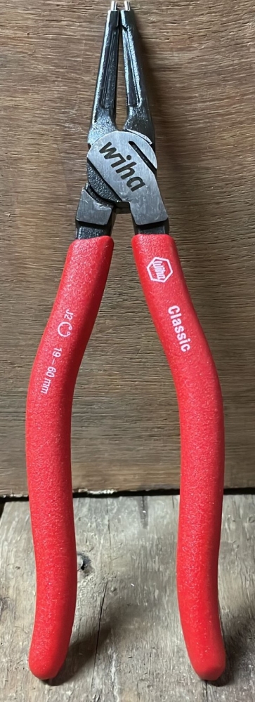 Bild 1 von Wiha Sicherungsringzange mit MagicTips® für Innenringe [ J2 ] (Bohrungen) gerade Form 180 mm