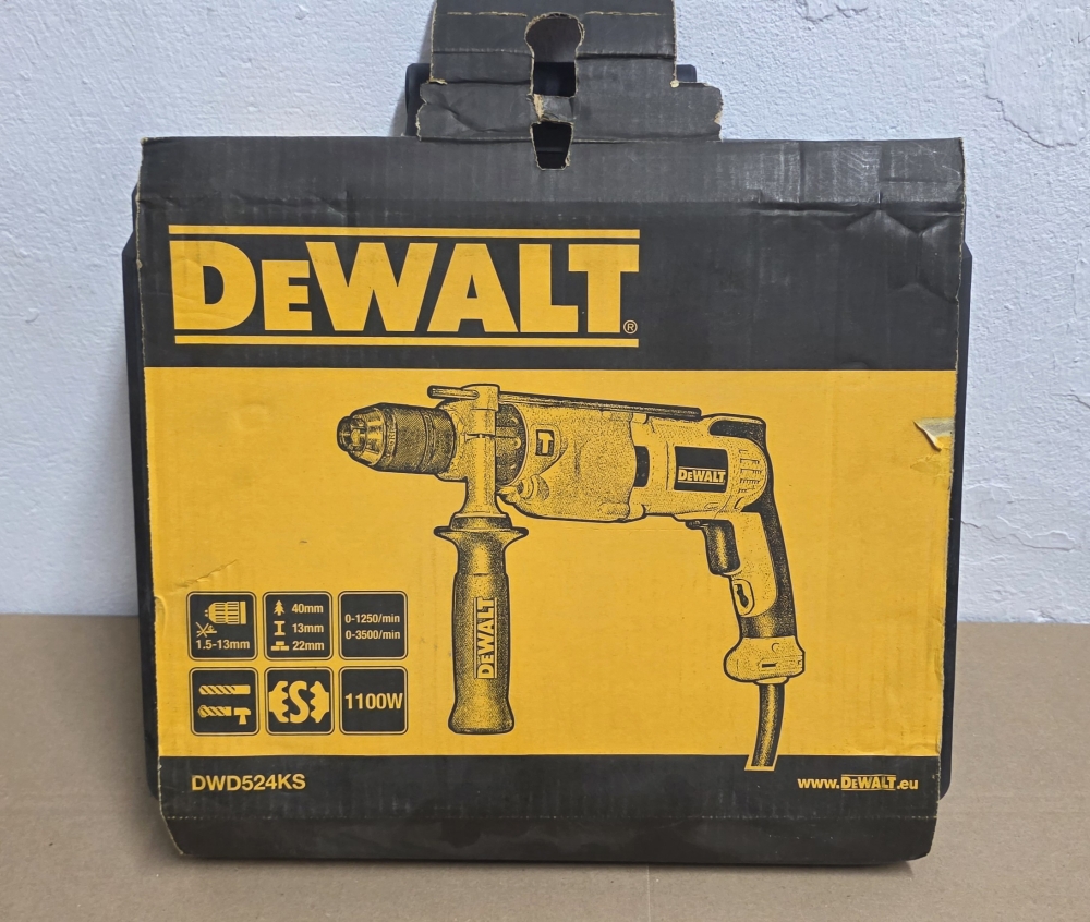 Bild 1 von DeWALT Schlagbohrmaschine DWD524KS (1.100 W, 2-Gang, 13 mm, im Koffer)