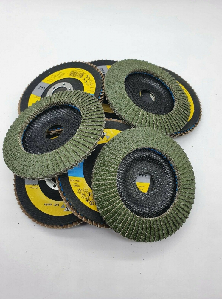 Bild 1 von 10x SIA Fächerscheiben (Ø 125 x 22,23 mm / P40) Made in Switzerland