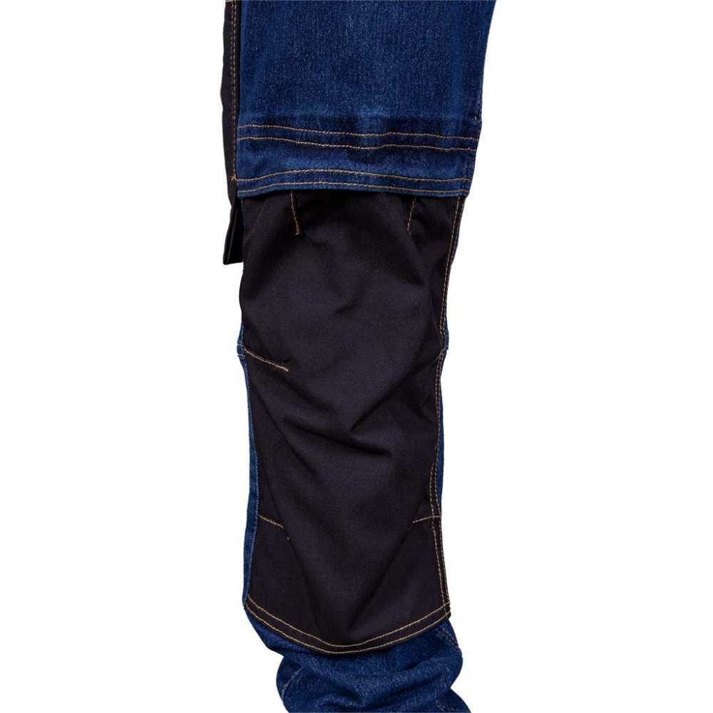 Bild 1 von DENIM Arbeitshose Stretch-Jeans (Schwarz / Blau) [Zum Auswählen: 46-60]  / (Art) 54 Blau