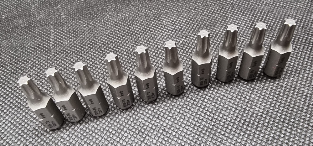Bild 1 von 10x KWB T20 Bits 'Industrial Steel' 1/4" x 25 mm