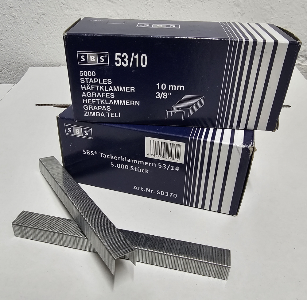 Bild 1 von 5000x Tackerklammern Typ 53 (verzinkt) zum auswählen  / (Art) 14mm