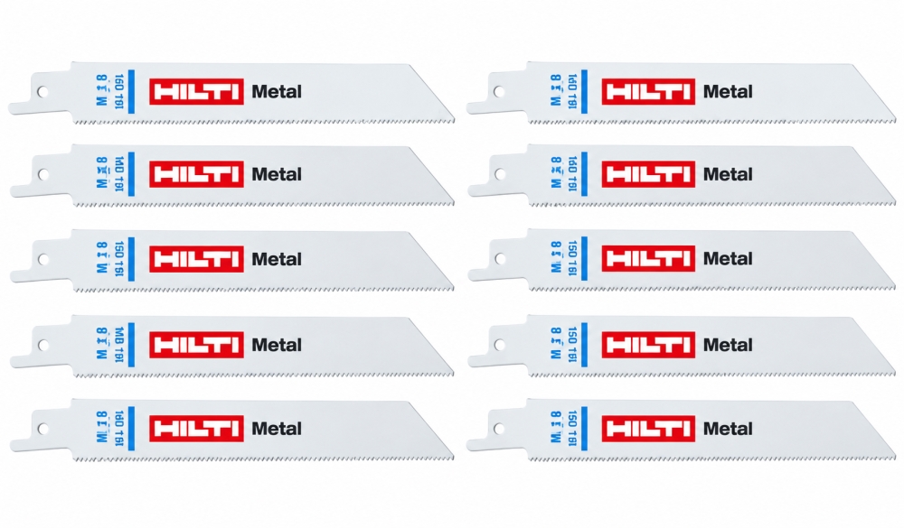 Bild 1 von 10x HILTI Säbelsägeblatt 'MB 15 18' für Metall (150mm, 18tpi)