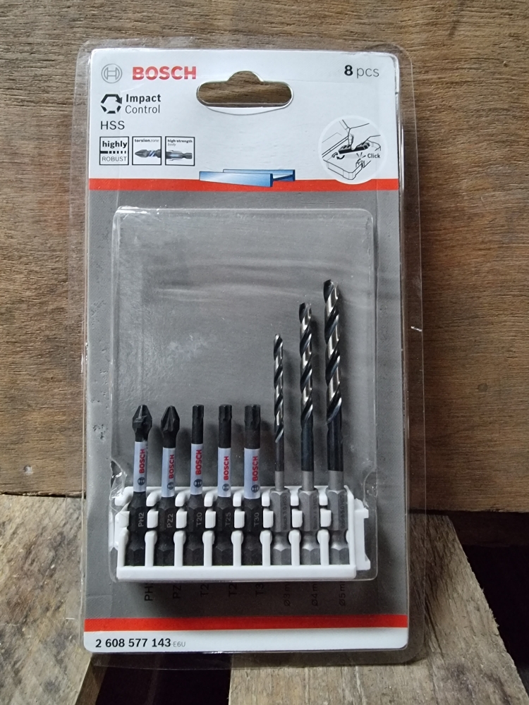 Bild 1 von BOSCH - Impact Control - Bit- und Metallbohrer Set (8-teilig)