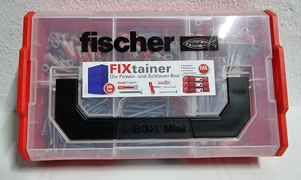 Bild 1 von FISCHER FIXtainer Duopower / Duotec mit Schrauben (200-teilig)