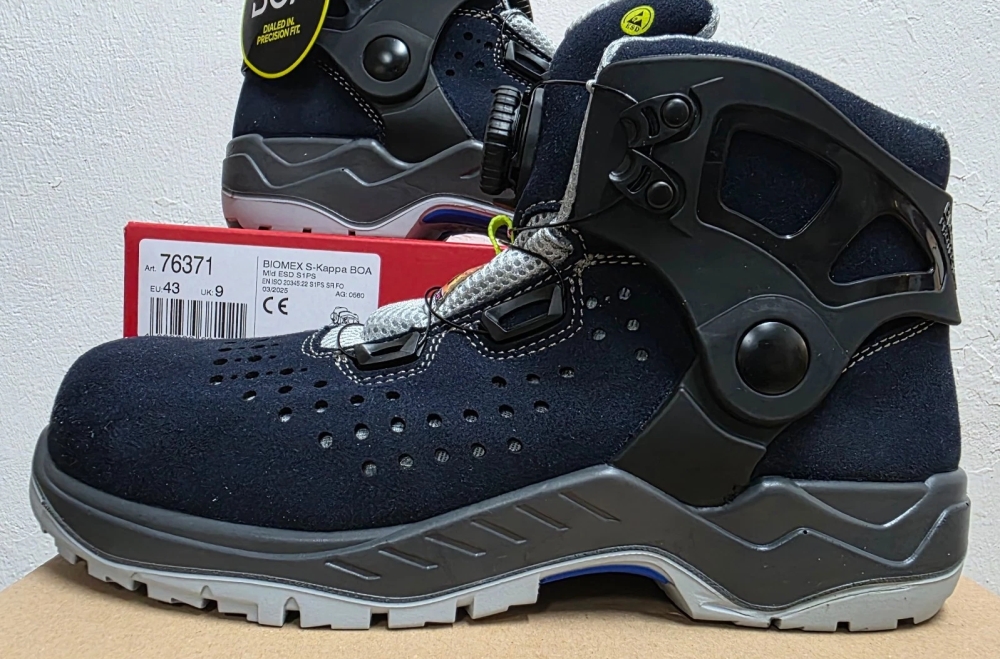 Bild 1 von ELTEN Sicherheitsschuhe Drehverschluss 'Biomex BOA S1PS' Navy-Blau [Gr. 36-48]  / (Art) 44
