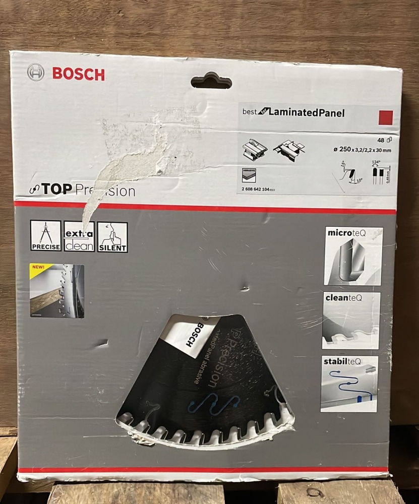 Bild 1 von BOSCH - Kreissägeblatt (250 x 30 mm, 40 Zähne) Precision Best für Laminat