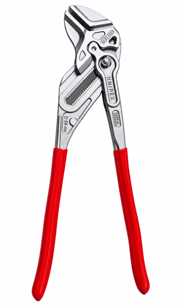 Bild 1 von KNIPEX Zangenschlüssel mit glatten Greifbacken (400 mm, bis 85 mm) 8603400