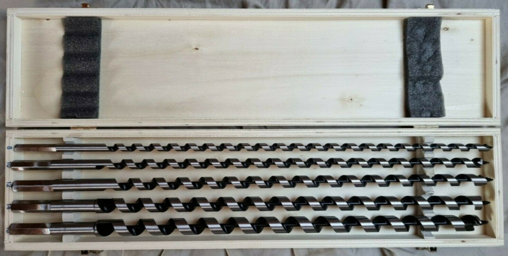 Bild 1 von Schlangenbohrer Satz [5-tlg] (L: 460mm x Ø 8 10 12 14 16 mm)