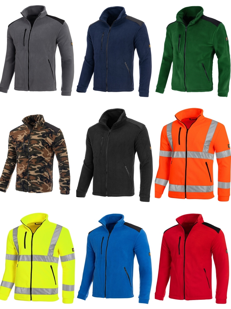Bild 1 von Arbeits-Fleecejacke (Farbe und Größe wählbar)  / (Farbe) Neon-Gelb / (Gr.) L