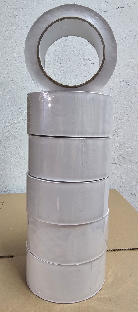 Bild 1 von Verputzerband PVC quergerillt weiß (Ø 50 mm x 33 m)  / (Art) 6 Rollen