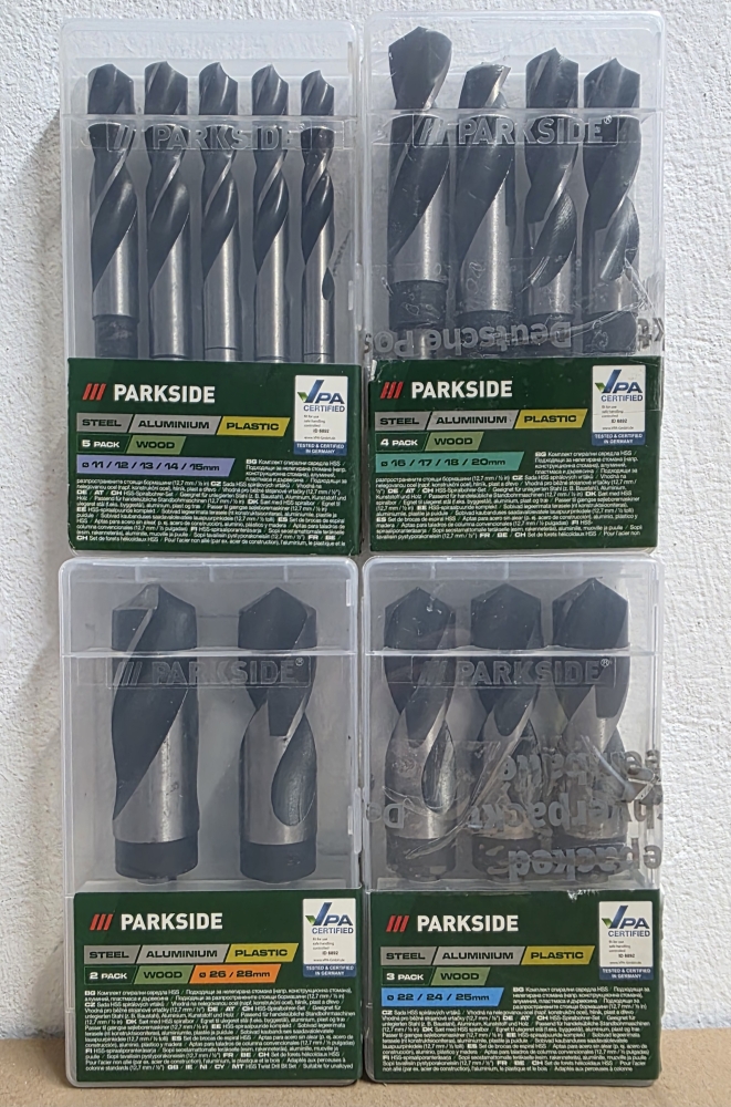 Bild 1 von PARKSIDE XL Karbonstahl Metallbohrer Satz mit HSS Spitze [zum auswählen: 11-28mm]