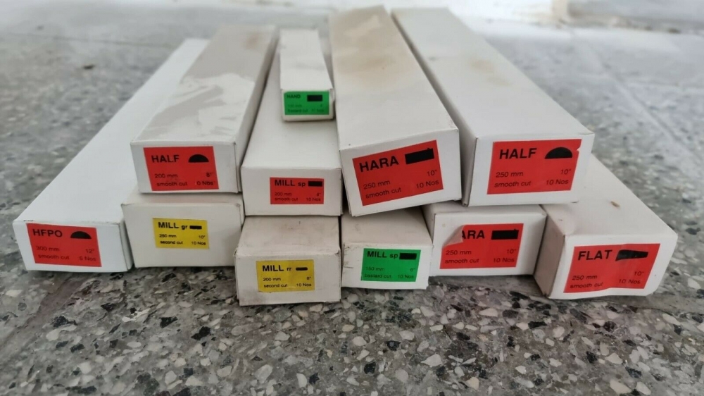 Bild 1 von Werkstattfeilen (Made in Germany) zum auswählen  / (Art) 10x Flach 100mm Hieb 3