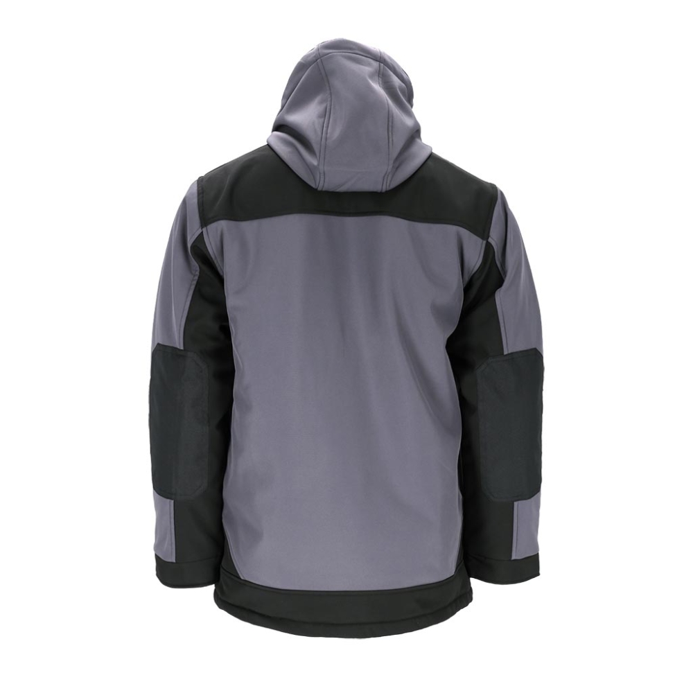 Bild 1 von FORECO Winter-Softshell-Schutzjacke „WSH“ (260 g/m², Schwarz/Grau) [Gr. wählbar]