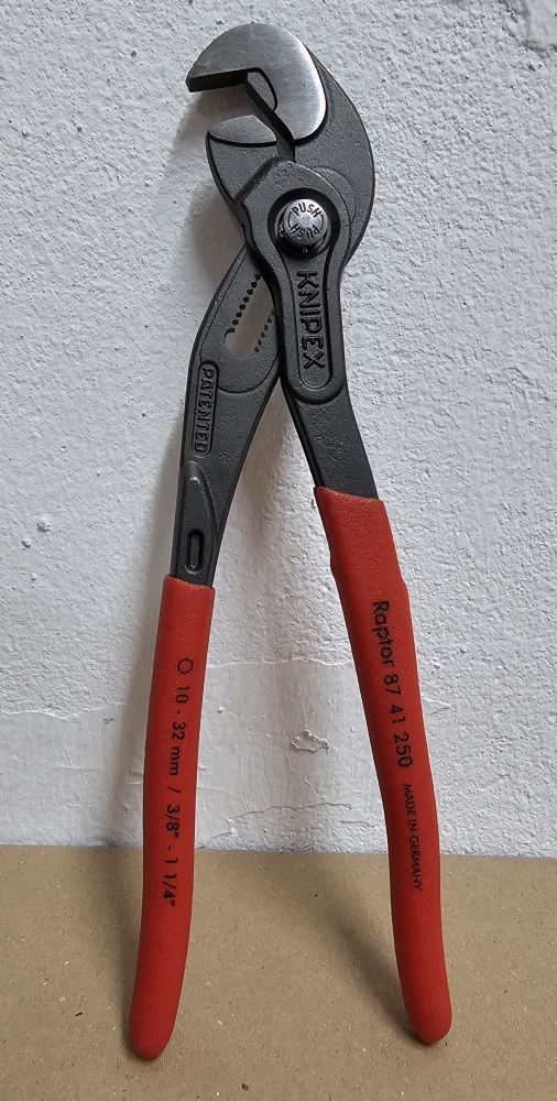 Bild 1 von KNIPEX Schraubzange 250 mm Raptor SW 10-32 mm (87 41 250)