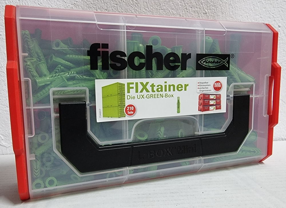 Bild 1 von Fischer Dübelbox FIXtainer UX-Green-Box (210-teilig)