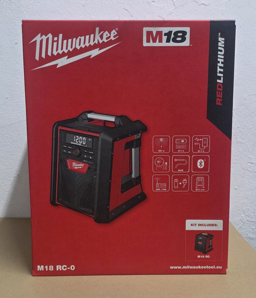 Bild 1 von MILWAUKEE Akku- / Netz- Radio 'M18 RC-0' mit Ladefunktion (ohne Akku)