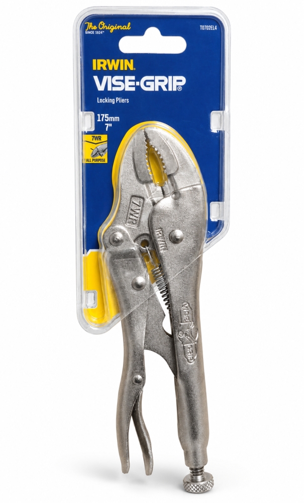 Bild 1 von IRWIN VISE-GRIP Gripzange '7WRC' (175 mm, gebogene Backen, mit Drahtschneider) T0702EL4