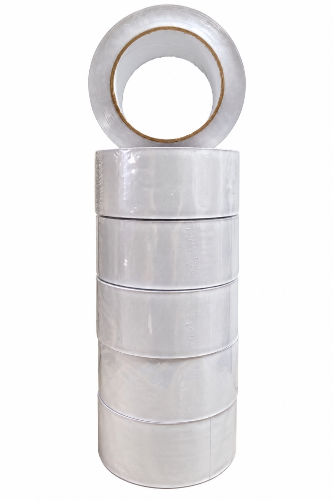 Bild 1 von 6x Verputzerband PVC quergerillt weiß (Ø 50 mm x 33 m)