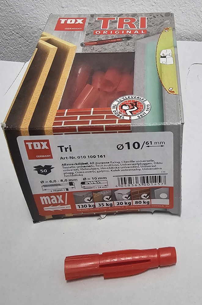 Bild 1 von AKTION TOX Allzweckdübel 'TRI' (Ø wählbar)  / (Art) 100St 5 x 31 mm