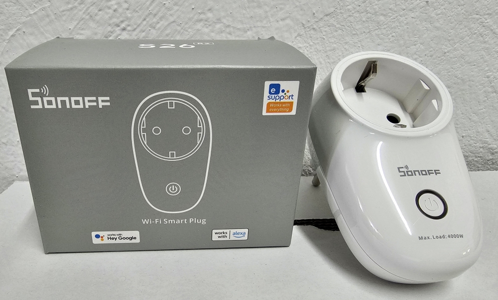 Bild 1 von SONOFF S26 Smart Plug (intelligente WiFi Steckdose) mit Sprachsteuerung