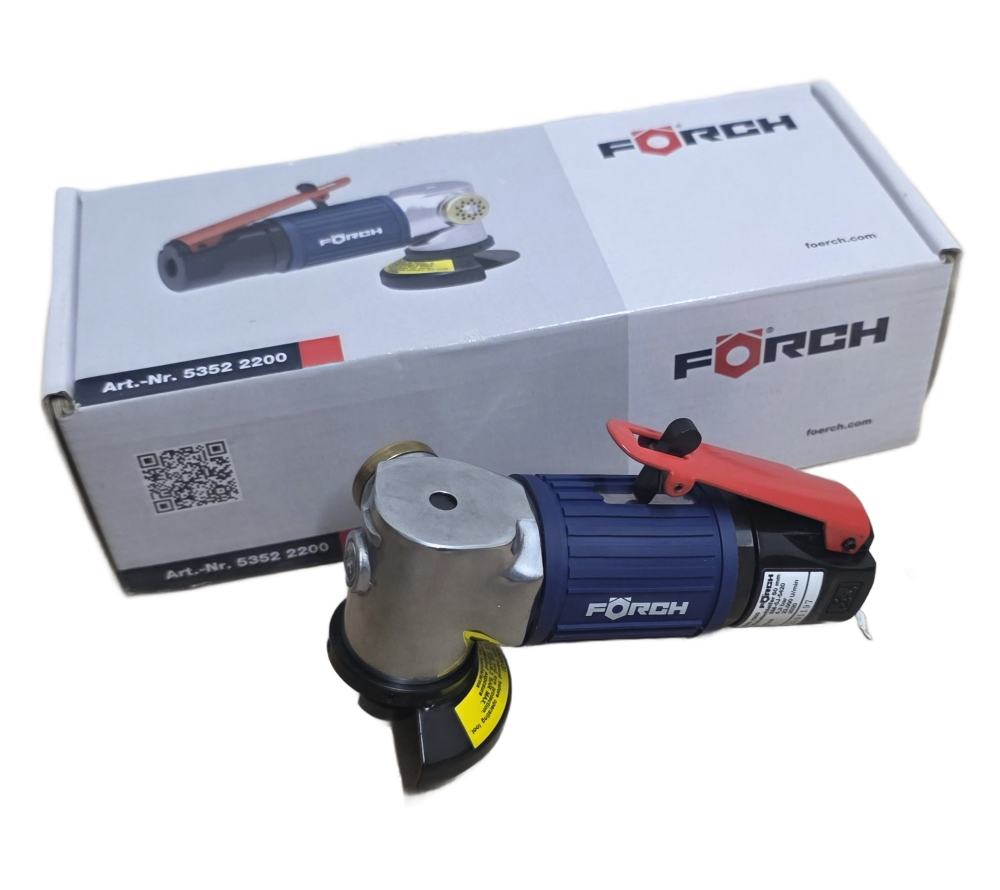 Bild 1 von FÖRCH Druckluft-Mini-Winkelschleifer (50 mm, Druckluft, 23.000 U/min)