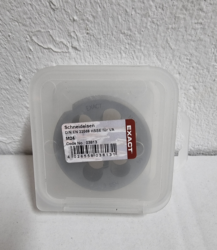 Bild 1 von EXACT Gewinde-Schneideisen (M24 x 3,0) DIN 22568 HSSE für VA