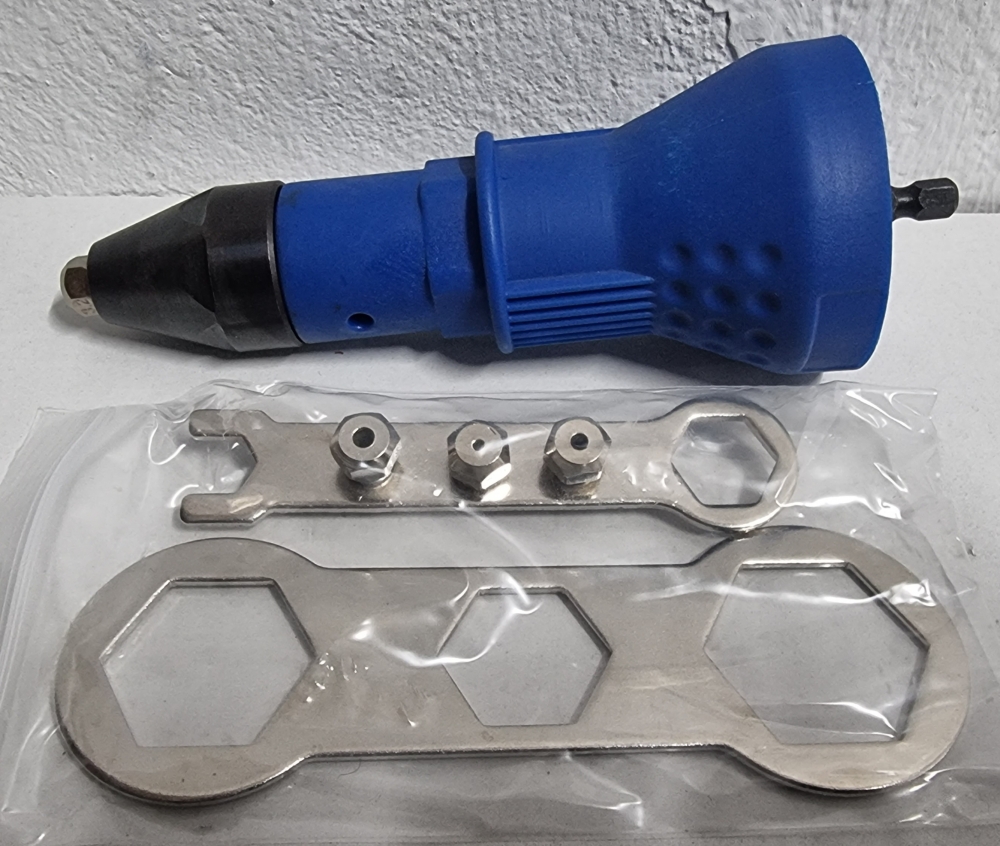 Bild 1 von BEAST Blindnietgerät / Nietadapter für Bohrmaschine (2,4–4,8 mm)