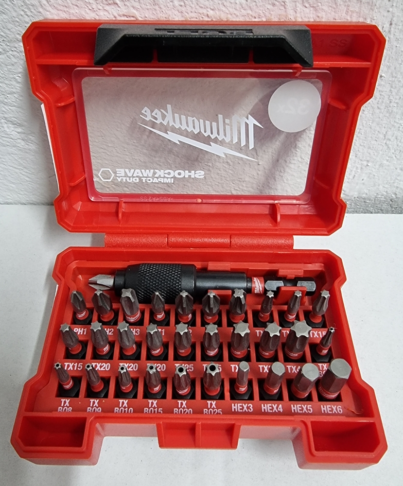 Bild 1 von MILWAUKEE SHOCKWAVE Bit-Satz (32-teilig, 25mm, 1/4