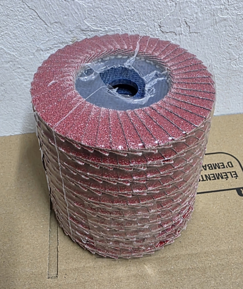 Bild 1 von 10x FÖRCH Fächerscheibe 'Keramik Steel Hybrid' schräg (125mm, P40)