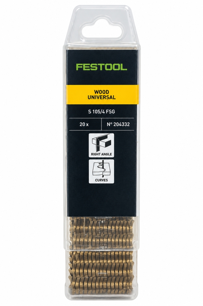 Bild 1 von 20x FESTOOL Stichsägeblätter 'WOOD UNIVERSAL S 105/4 FSG' für Holz (105 mm) 204332