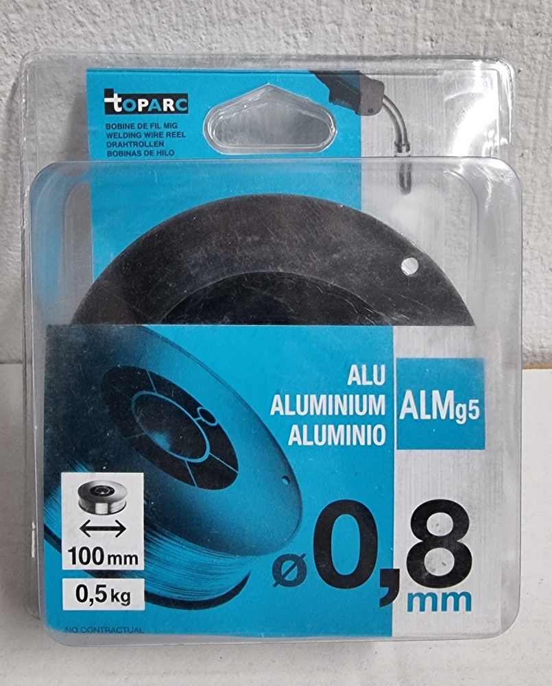 Bild 1 von Aluminium Schweißdraht Schutzgas AlMg5 (0,5kg) 
