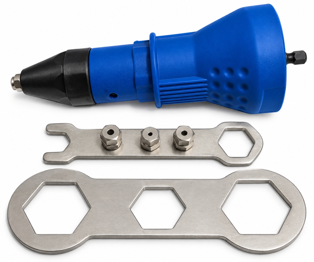 Bild 1 von BEAST Blindnietgerät / Nietadapter für Bohrmaschine (2,4–4,8 mm)