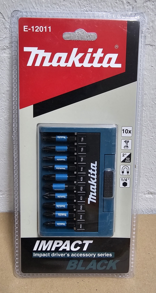 Bild 1 von MAKITA Bit-Sortiment 'Impact Black' LANG (10-teilig, 50mm)