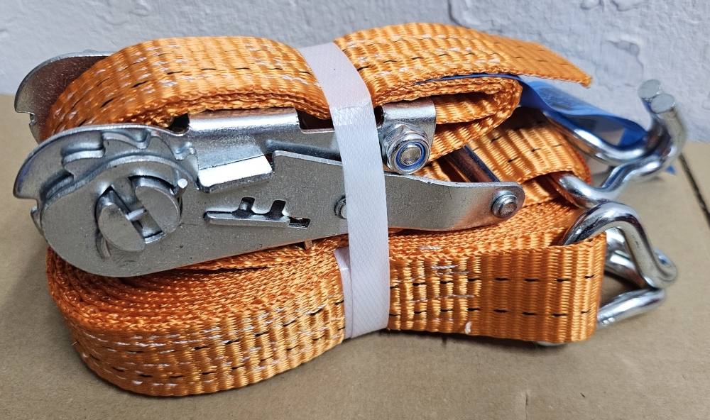 Bild 1 von EQT Spanngurt mit Ratsche und Haken [zum auswählen]  / (Art) 6m x 35mm 2000kg