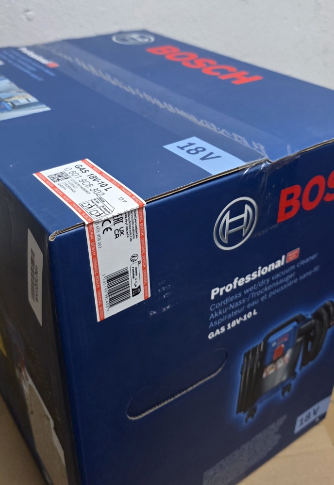 Bild 1 von BOSCH Professional GAS 18V-10 L Akku-Nass-/Trockensauger (18V, 10L, Staubklasse L) 06019C63029