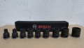 Bild 1 von BOSCH Kraft-Steckschlüsseleinsätze Satz (9-teilig, 3/8", 7-19mm x 30mm)