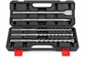 Bild 1 von KWB SDS-max Bohrhammer Zubehör Set (Meißel + Bohrer Ø 18 20 25mm)