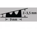 Bild 2 von E-Profildichtung fix-o-moll selbstklebend (weiß) 10m x 9mm x 2-3,5mm