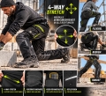 Bild 3 von PROCERA Softshell-Arbeitshose 'POWERFLEX BLACK' 4-Way-Stretch [Gr. wählbar]