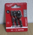 Bild 1 von MILWAUKEE SHOCKWAVE Steckschlüssel Bit-Adapter (50mm, 3-teilig)