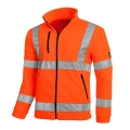 Bild 1 von Arbeits-Fleecejacke (Farbe und Größe wählbar)  / (Farbe) Neon-Orange / (Gr.) 2XL