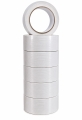 6x Verputzerband PVC quergerillt weiß (Ø 50 mm x 33 m)