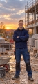 Bild 3 von REIS Arbeitshose Stretch-Jeans 'Denim' BLAU mit Cordura-Verstärkungen [Gr. wählbar]